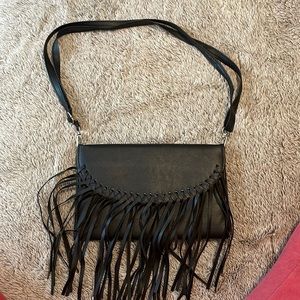 Black Fringe Purse 💣